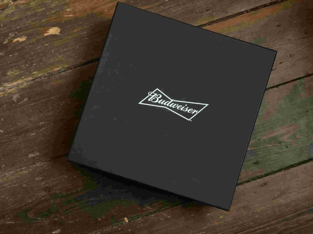 foil logo branded box