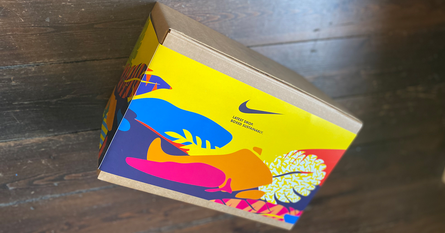 Case study: sustainable packaging for Nike branded packaging