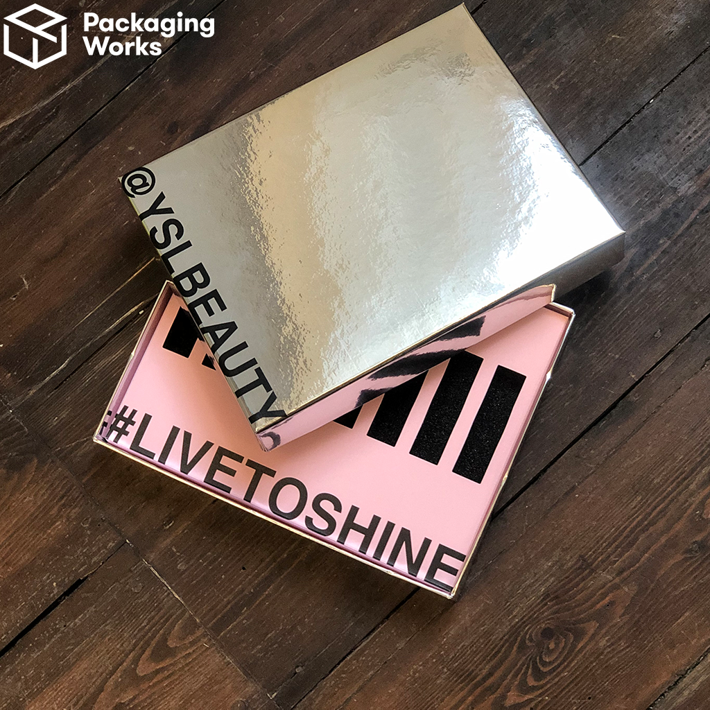 Shiny custom packaging